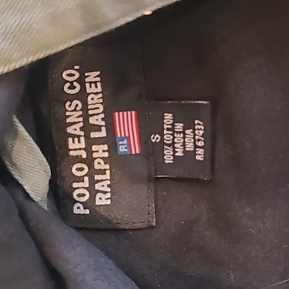 Ralph Lauren army style hoodie anarondak pullover air patrol green size small - Picture 3 of 5